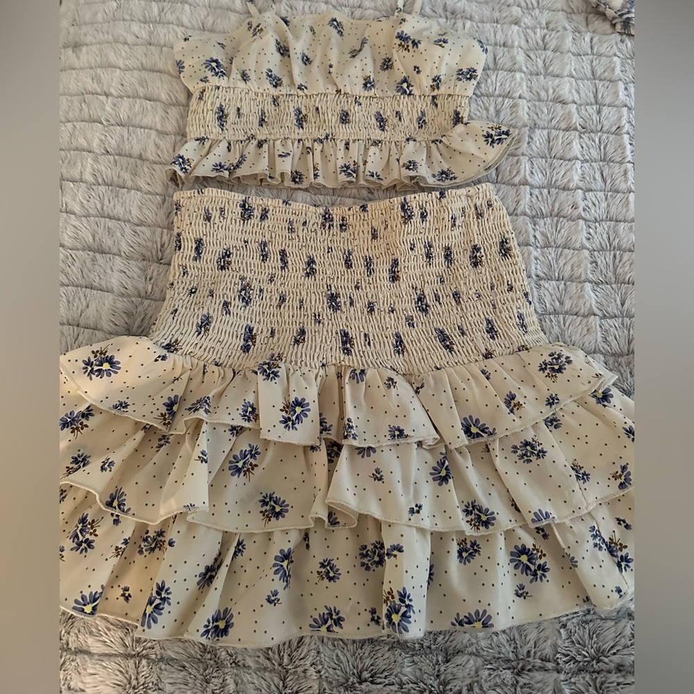 Shein 2 piece skirt set